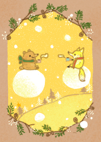 Warm coffee time theme