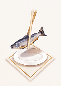 Everyone's salmon.
