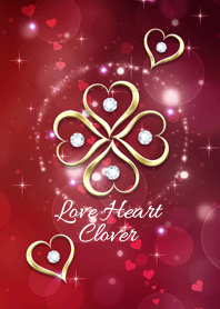 Fortune rise ! Love Heart Clover !