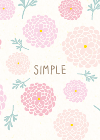 3 colored flowers leaves from Japan