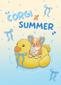 Corgi x summer (revised)