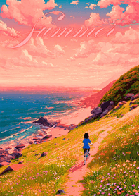Pink Summer Ocean Breeze