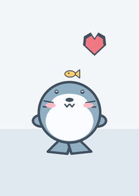 Minimalist Cute Seal Solid Color