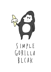 Simple gorilla black.