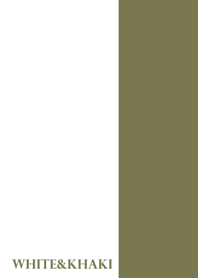 Simple Khaki & White No.4