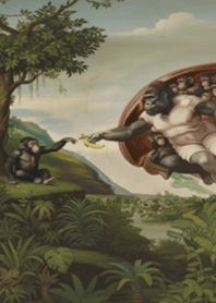 Gorilla Creation with a Banana