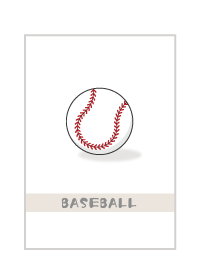 棒球Baseball (白_極簡2)