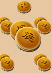 Dorayaki with branding iron (W)