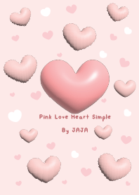 Pink Love Heart Simple