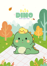Dino&Duck Picnic Day Green