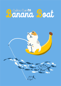 Calico Cat-Banana Boat