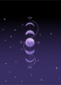 [สายมู] พระจันทร์สีม่วง มินิมอล