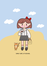 Emily girl at school