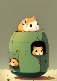 Banyak sekali hamster! 154