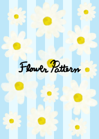 flower pattern7- watercolor- joc