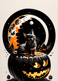 halloween cat 6536bE