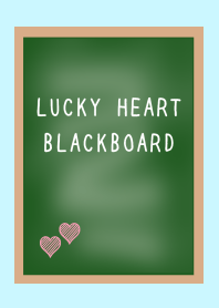 LUCKY HEART BLACKBOARD-LIGHT BLUE