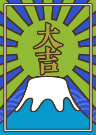Daikichi Mt. Fuji / Green Tea x Blue