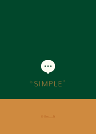 Is SIMPLE * Brown Green #S1C1SS00