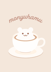 ハムスターcafe（カフェラテ）