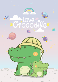 Crocodile Mini Galaxy Pastel