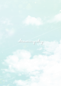 dreamy sky - Emerald Green