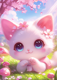 ⭐️粉嫩嫩櫻花小萌貓❤️
