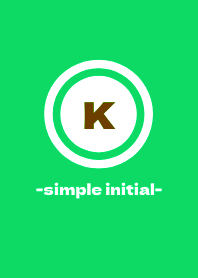 simple initial-K- THEME 92