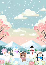 Kawaii scandinavian style(Winter-596)