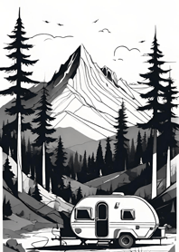 Camping in the mountains HDP37