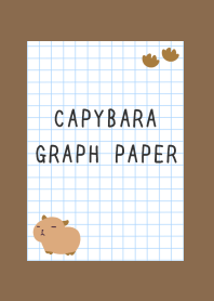 CAPYBARA GRAPH PAPER/BROWN