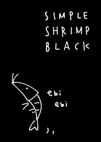 Simple shrimp black.