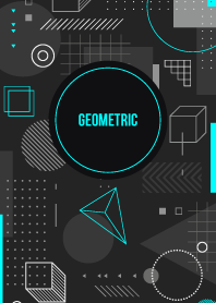 Geometric Black 18