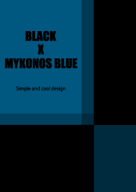 BLACK X MYKONOS BLUE