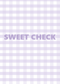 =SWEET CHECK=lavender