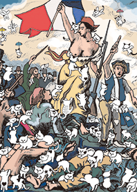 ポンゲをさがせ！「民衆を導く自由の女神」