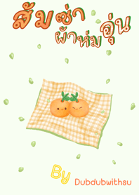 Zesty Orange & Cozy Blanket