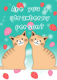 茶猫/トラ柄♡春の苺ミント♡着せ替え