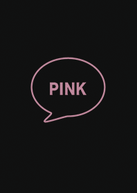 黒とピンク : シンプルアイコン着せ替え