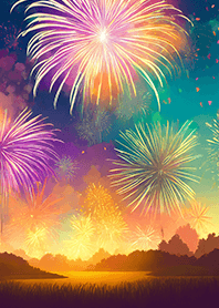 Beautiful Fireworks Theme#854