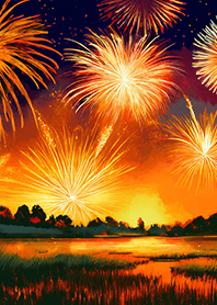 Beautiful Fireworks Theme#210