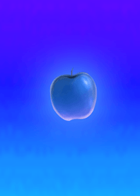 Simple Gradient Apple Ring Blue