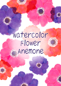 WaterColor Flower Anemone