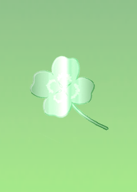 Lucky Clover Green Blue Pearl