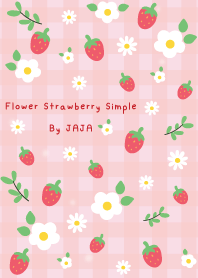 Flower Strawberry Simple By JAJA