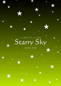 - Starry Sky Lime Yellow -