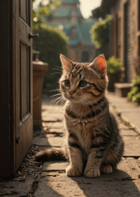 Cats run wild #IDAbE030.