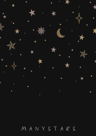 MANY STARS-DUSKY BLACK