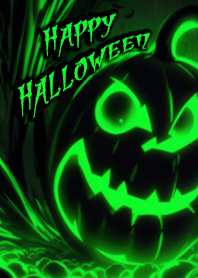Halloween Pumpkin (neon green)