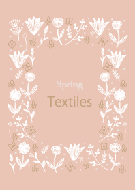 Spring flower textiles